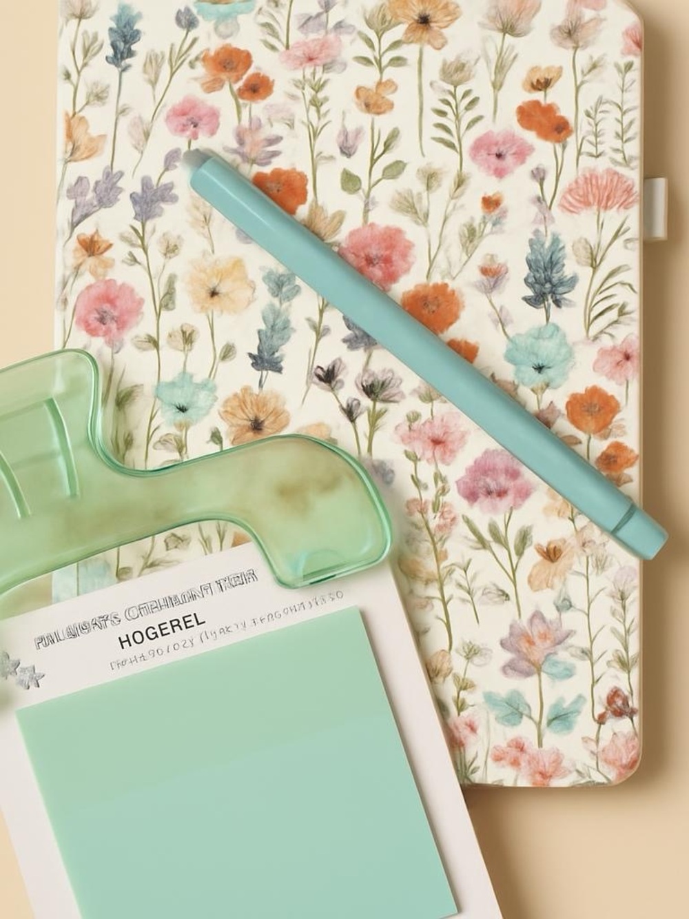 Self Care Gift Box. Pastel Pen and Accessory Set - Mint, Pink - Picture 12 of 12